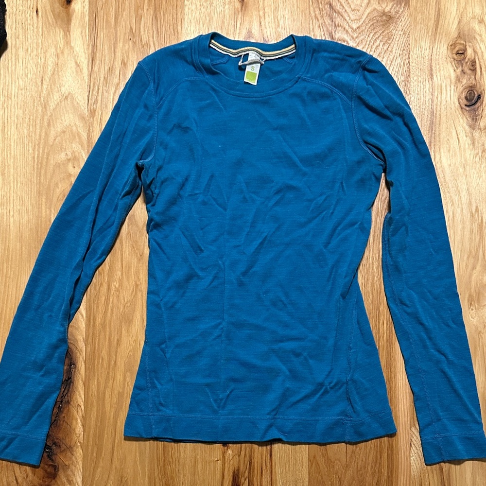 Women's Smartwool Blue Long Sleeve Top